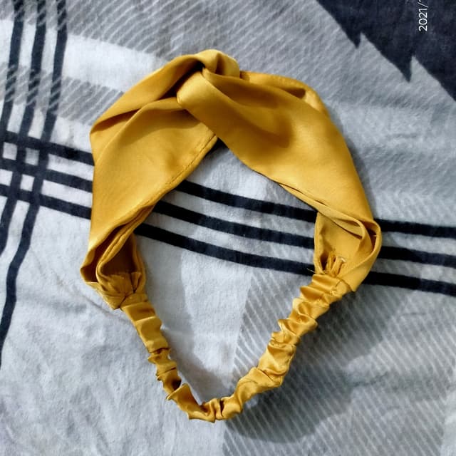 Silk fabric hair band