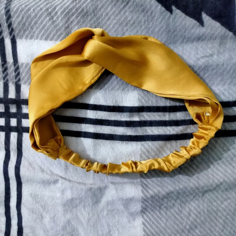 Silk fabric hair band